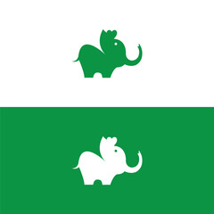 elephant vector logo.Elephant illustrations,Elephant icon.