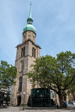Dortmund, Germany, May 29, 2023. The Church of Saint Renaud is Dortmund's main church. The relics of Saint Renaud de Montauban would have been transported there