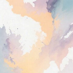 abstract watercolor background with clouds