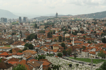 Panoramic view of Sarajevo 
