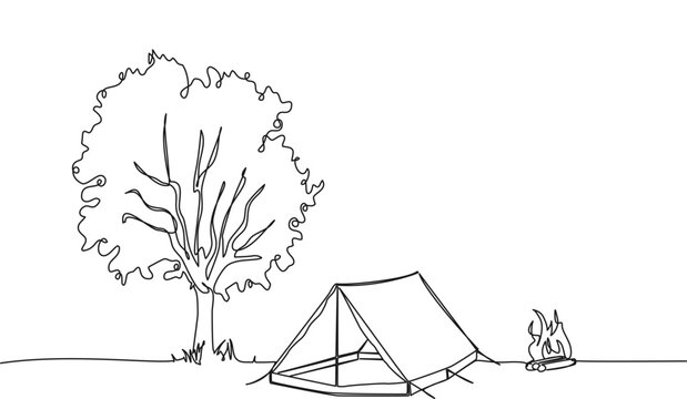 Tent Line Drawing Images – Browse 87,000 Stock Photos, Vectors, and Video |  Adobe Stock