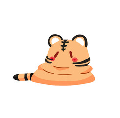 Tige rcute cartoon  illustration transparent background without border