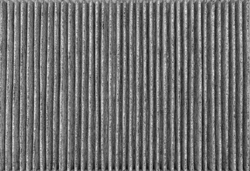 Car cabin carbon filter close-up.