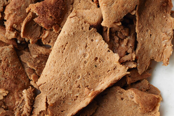detail shot of Donor kebab on a plate ,