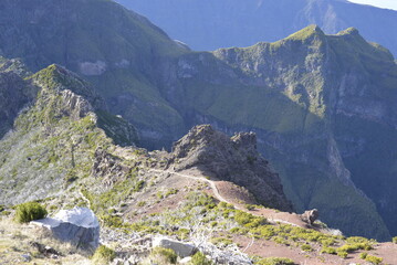 Mountain hike at Madeira Pico do Arieiro