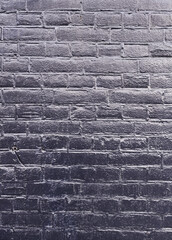 Texture of a black brick wall