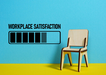 Workplace Satisfaction is shown using the text and photo of success bar