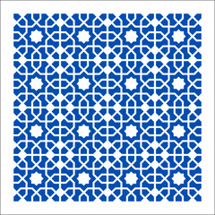 Pattern Star motifs, which were widely used in the Ottoman and Seljuk periods. Sacred geometry, star mandala, vector illustration. 