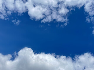 blue sky with clouds