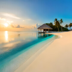 Fototapeta na wymiar MaldIVES most beautiful place on the world.
