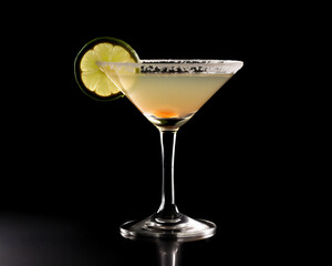 Photo of Refreshing Cocktail Margarita. Summer drinks Photography.