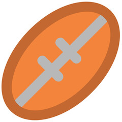 An icon of rugby, american football 