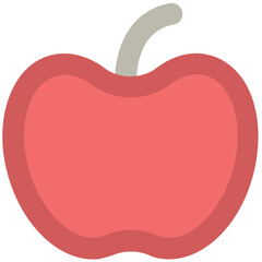 Healthy diet, an icon of apple 