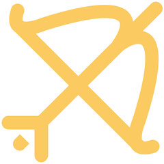 Get a glimpse of this archery icon 