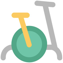 A customizable icon of cyclist 