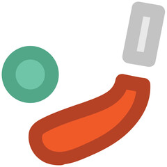 Visually appealing icon of hockey 