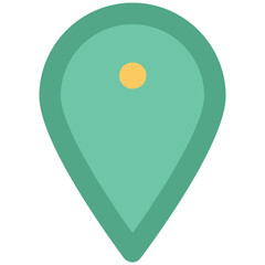 A well-designed icon of map pin 