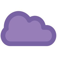 Eye catchy icon of cloud 