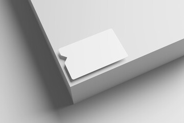 Minimalist Voucher Card Mockup for showcasing your design to clients