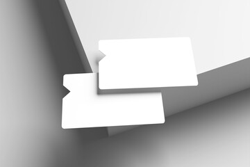 Minimalist Voucher Card Mockup for showcasing your design to clients