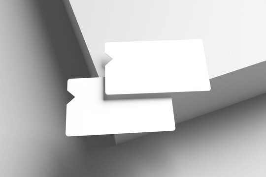 Minimalist Voucher Card Mockup for showcasing your design to clients