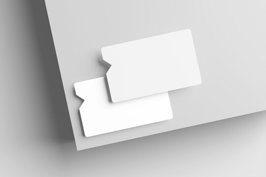 Minimalist Voucher Card Mockup for showcasing your design to clients