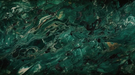 Fototapeta na wymiar Abstract green marble surface texture background. Generative AI
