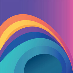 Stylish modern abstraction in vector