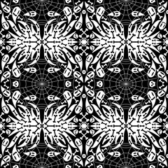 Halloween cartoon geometric seamless monster pattern for fabrics and textiles and packaging and wrapping paper