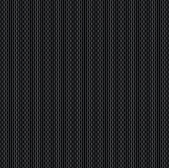 Small geometric rounded grey lines over black background seamless pattern