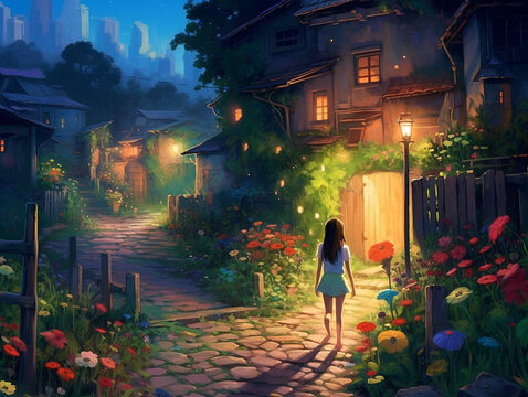 child in the night
