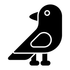 Crow Glyph Icon