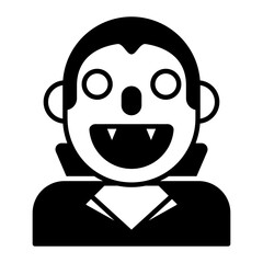 Vampire Glyph Icon