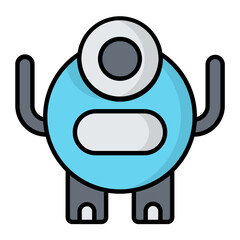 Monster Line Color Icon