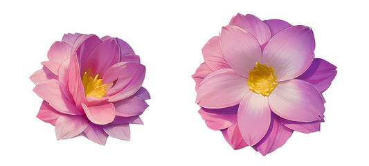 flowers isolated on transparent background, isolated, extracted, png file