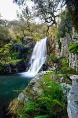 Pure water waterfall in Las Hurdes