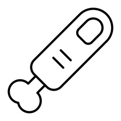 Finger Thin Line Icon