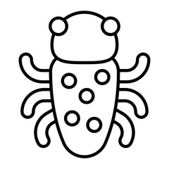 Insect Thin Line Icon