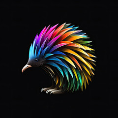 Colorful Logo- Echidna