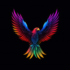 Colorful Logo- Falcon