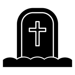 Obraz premium christian gravestone