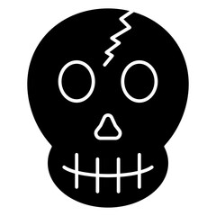 skull scary icon