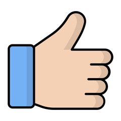 Like Line Color Icon