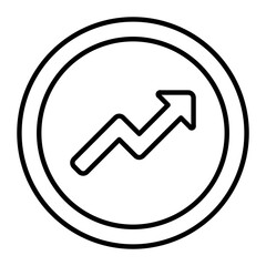 Trend Thin Line Icon