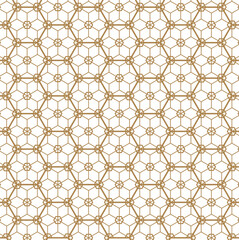 Japanese line art background  vector. Abstract template with geometric pattern. Vintage backdrop layout design in oriental style.