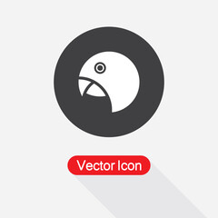 Parrot Icon Vector Illustration Esp10