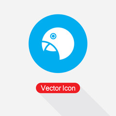 Parrot Icon Vector Illustration Esp10