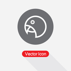 Parrot Icon Vector Illustration Esp10