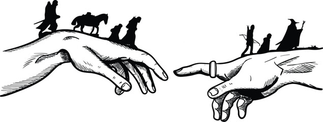 Rings Lord - Middle earth , One Ring , Master Ring.eps, Rings Lord - Middle earth , One Ring , Master Ring fellowship Rings Lord - Middle earth , One Ring , Master Ring.