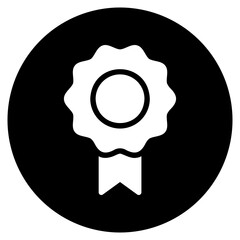 medal glyph icon